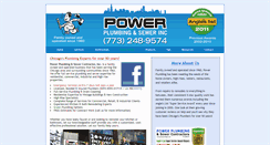 Desktop Screenshot of powerplumbinginc.com